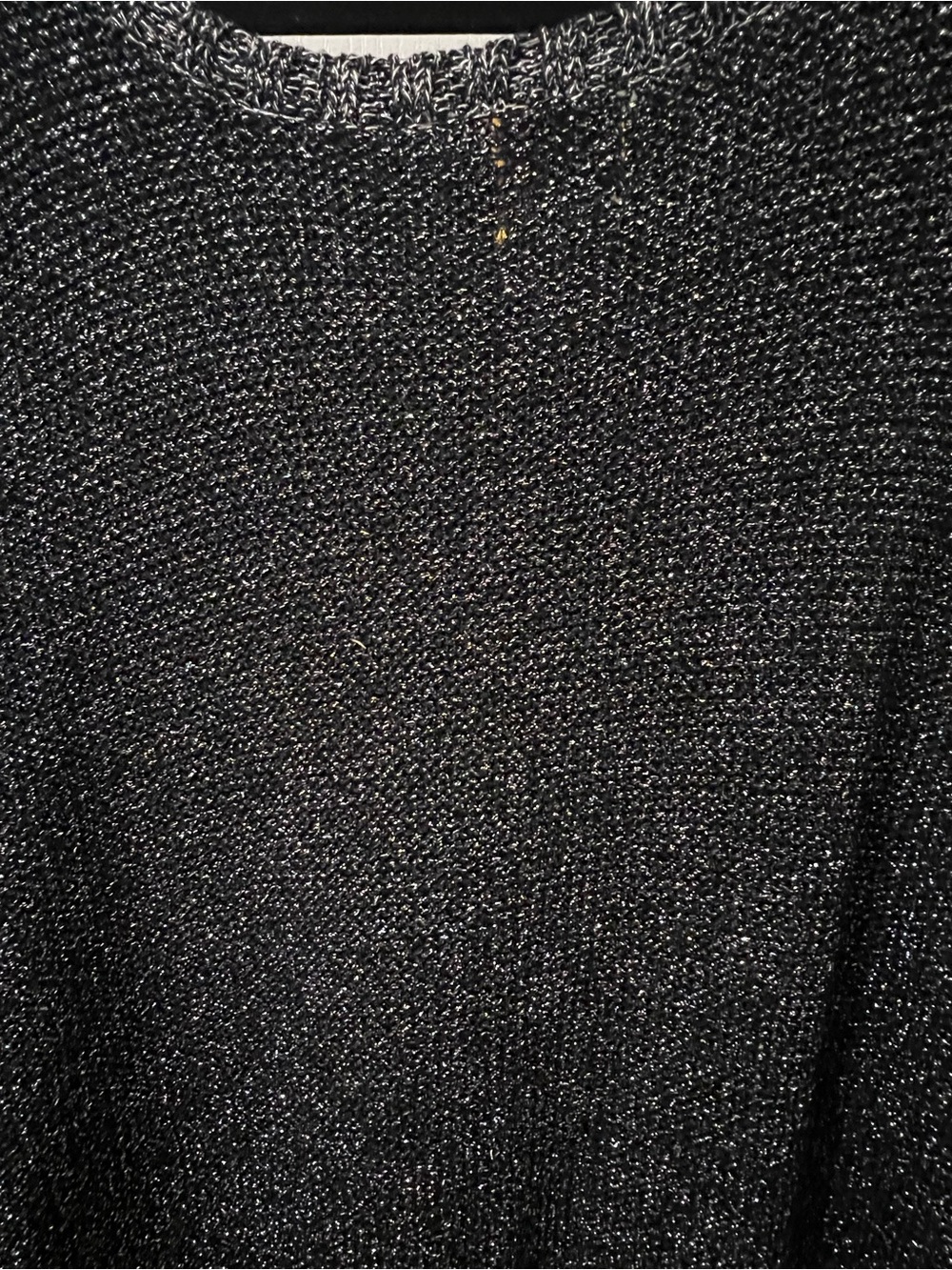 Ruby Rd. Metallic Charcoal Knit Pullover - Picture 3 of 4